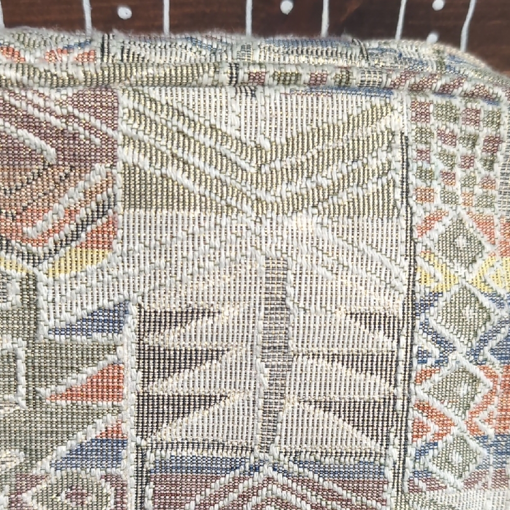 Glittering Gold Tapestry Carpet Cosmetics Bag - Picture 6 of 15